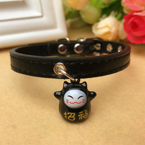 包邮pu猫叔同款铃铛项圈 猫咪狗狗卡通铃铛项圈泰迪比熊博美脖圈 - 图2
