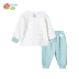 Bộ đồ lót trẻ sơ sinh Beibei Yi 2019 mới cơ sở dây đeo cotton quần áo 2 bộ - Quần áo lót đồ bộ mặc nhà cho be gái 10 tuổi Quần áo lót