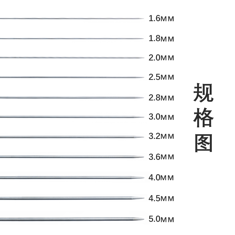 织毛衣环形棒针不锈钢编织工具毛线编织钩针织毛衣针毛线针毛线签-图3