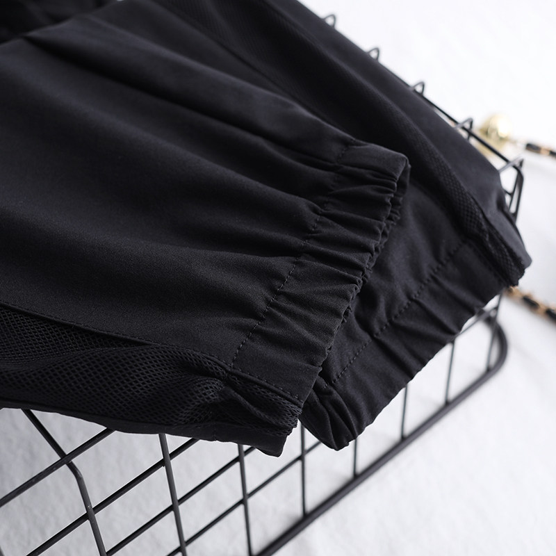 冰丝网纱春秋速干休闲九分裤运动裤 杭妮休闲裤