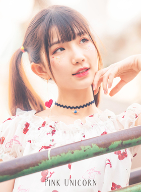 pinkunicorn镂空心形女合集耳坠