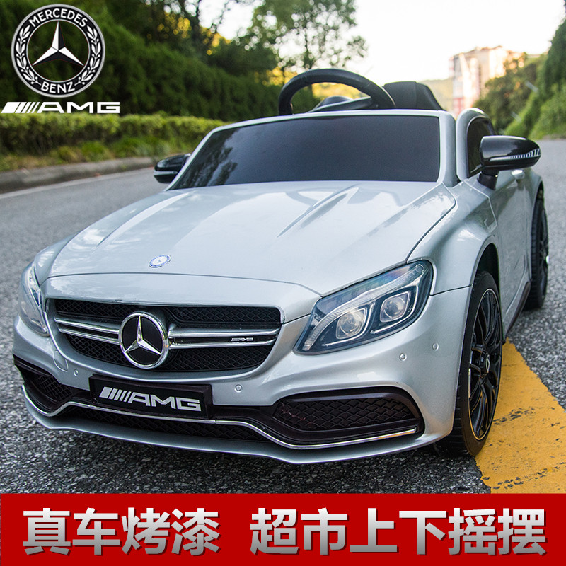 奔驰四轮玩具车可坐遥控男女电动车 希蔻儿童电动车