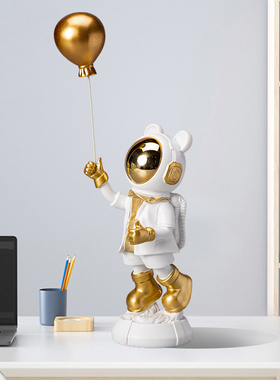 创意太空人宇航员摆件客厅装饰品轻奢电视柜旁桌面乔迁新居礼品