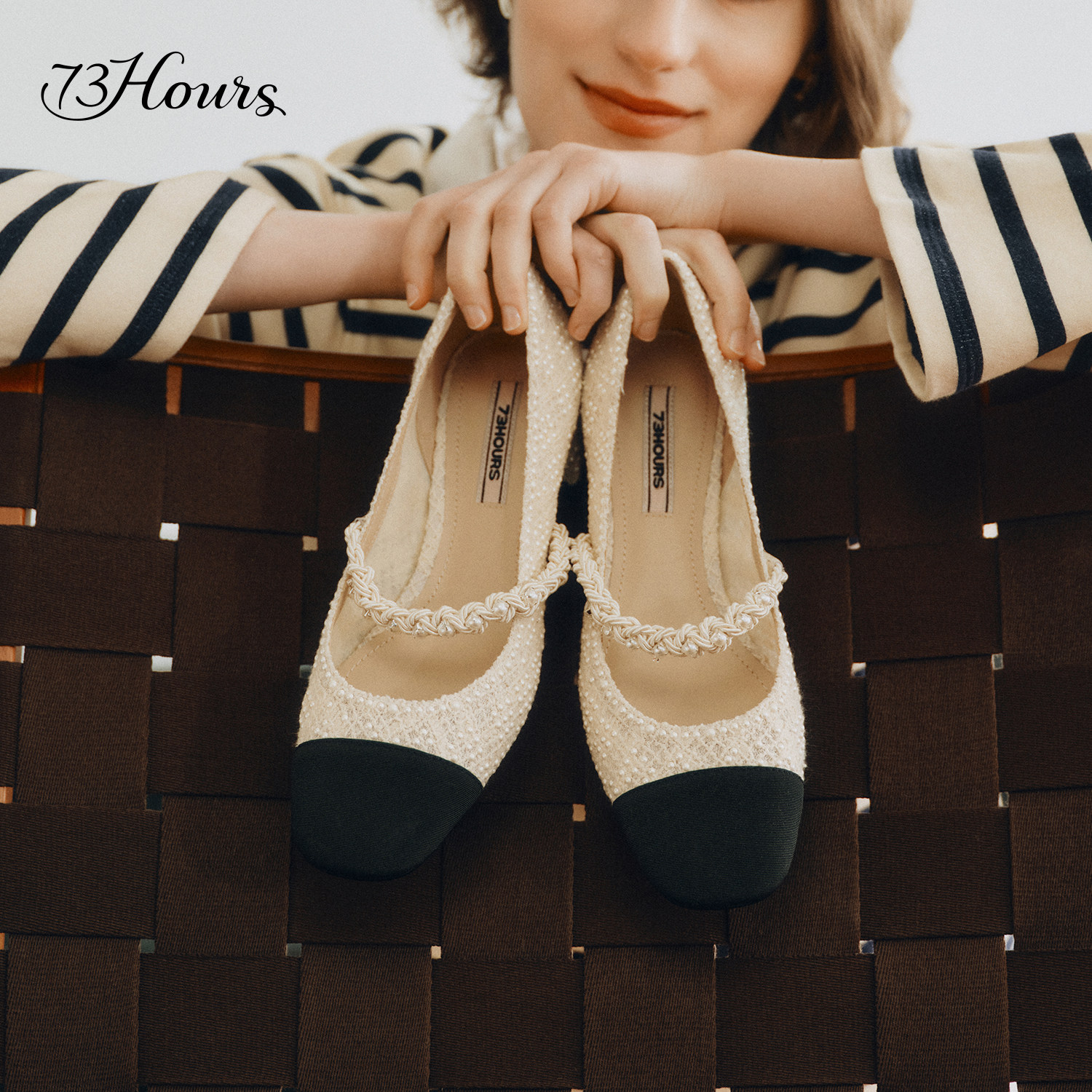 73hours女鞋巴黎恋人2026春季新款小香风粗跟玛丽珍鞋女高跟单鞋,淘宝优惠券,粉丝福利购,淘宝优惠卷