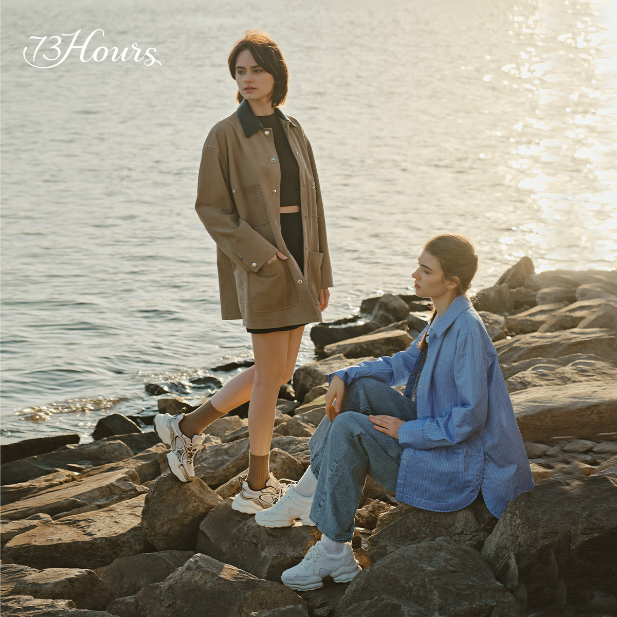 明星同款 73hours女鞋椰椰奶冻25春秋新款厚底增高袋鼠老爹鞋女,淘宝优惠券,粉丝福利购,淘宝优惠卷