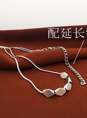 蛇骨链项链女锁骨链高级感颈链