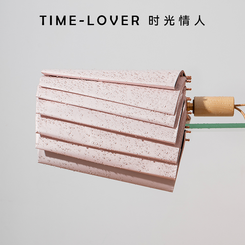 TIME&LOVER遮阳晴雨伞两用女大号双人防晒防紫外线折叠太阳伞ins - 图1