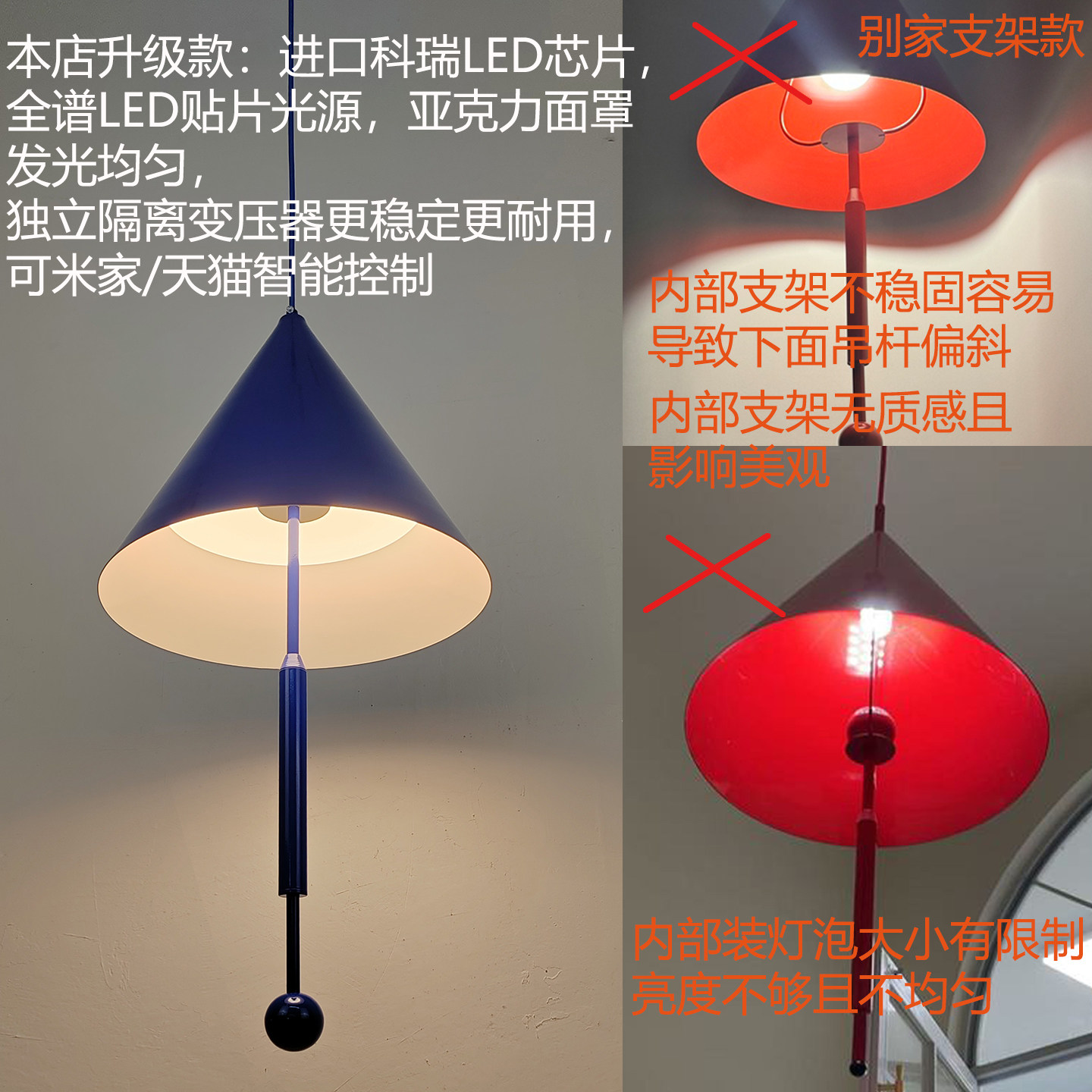 意式北欧MaisonDada雨伞吊灯DISCUSSION餐厅儿童房床头书房斗笠灯,淘宝优惠券,粉丝福利购,淘宝优惠卷