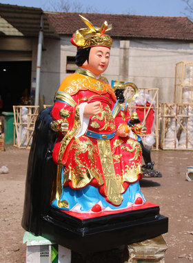 天上圣母树脂玻璃钢寺庙供奉佛像
