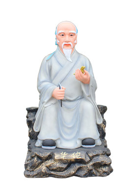 华佗孙思邈树脂摆件佛像