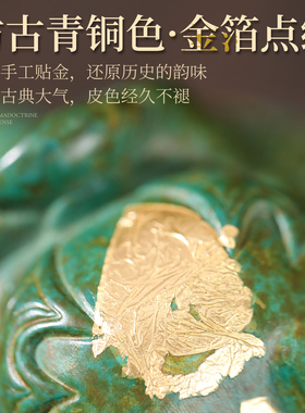 手工上色狻猊香薰炉摆件