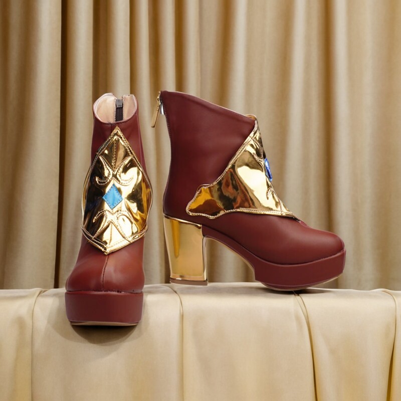 LOL英雄联盟cos KDA 萨勒芬妮 Seraphine cosplay 鞋子靴子定做