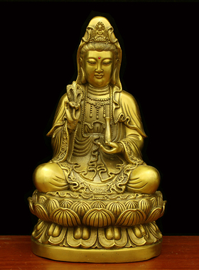 观音菩萨纯铜娘娘像包邮