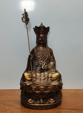 铜像供奉家用观音地藏王释迦牟尼