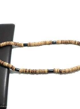 New Unique Natural Coconut Husk Necklace For Men Handmade Sh