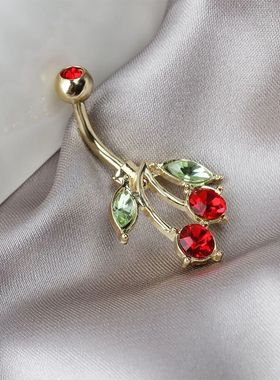 2Pc Belly Rings Fruit European and American Jewelry Piercing