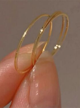 Stainless steel Ring for Women Simple Classic Style Plating