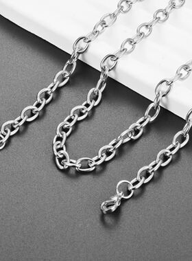 Wholesale 1Pc Width 1.5mm-6mm Stainless Steel Cross O Bulk C