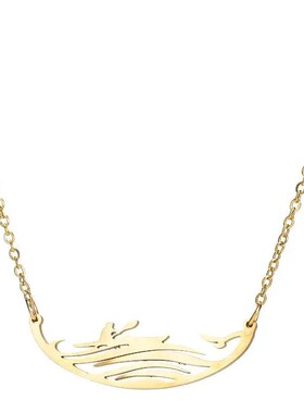 Sport Kayaking Pendant Neckalce Engraved Stainless Steel Jew