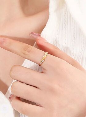 Stainless Steel Multilayer Pave CZ Ring Wedding Band for Wom