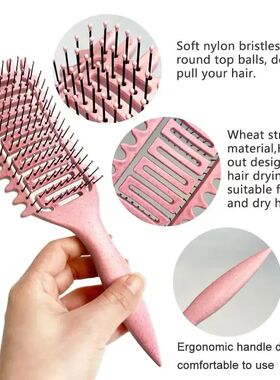 Curl Styling Brush Bristle Detangling Hair Brush Tangled Com