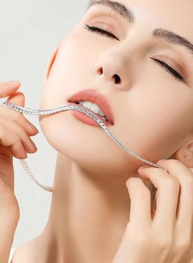 6mm Side Chain 16/18/20/22/24 Inch Necklace For Woman Men Fa