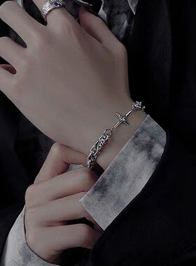 Six-Pointed Star Bracelet Punk Bracelets Hip Hop Y2K Jewelry