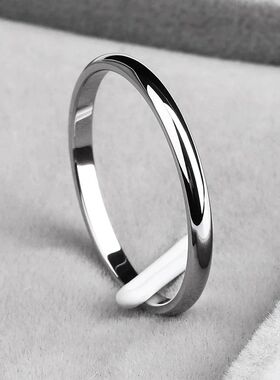 Ramos 2mmStainless Steel Rings Gold colour Anti-allergy Smoo