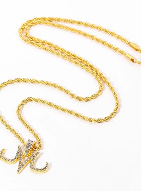 Anime Dragon Ball Necklaces Majin Buu Letter M Necklace Full