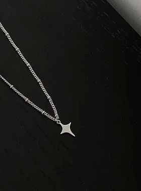 Simple Trendy Star Hollow Choker Necklace Pendant Neck Jewel