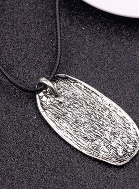 Fingerprint Pendant Hand-Woven Rope Necklace Original New Wo