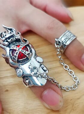 Fashion Japan Anime Hitman Reborn Joint Ring Gemstone Revolv
