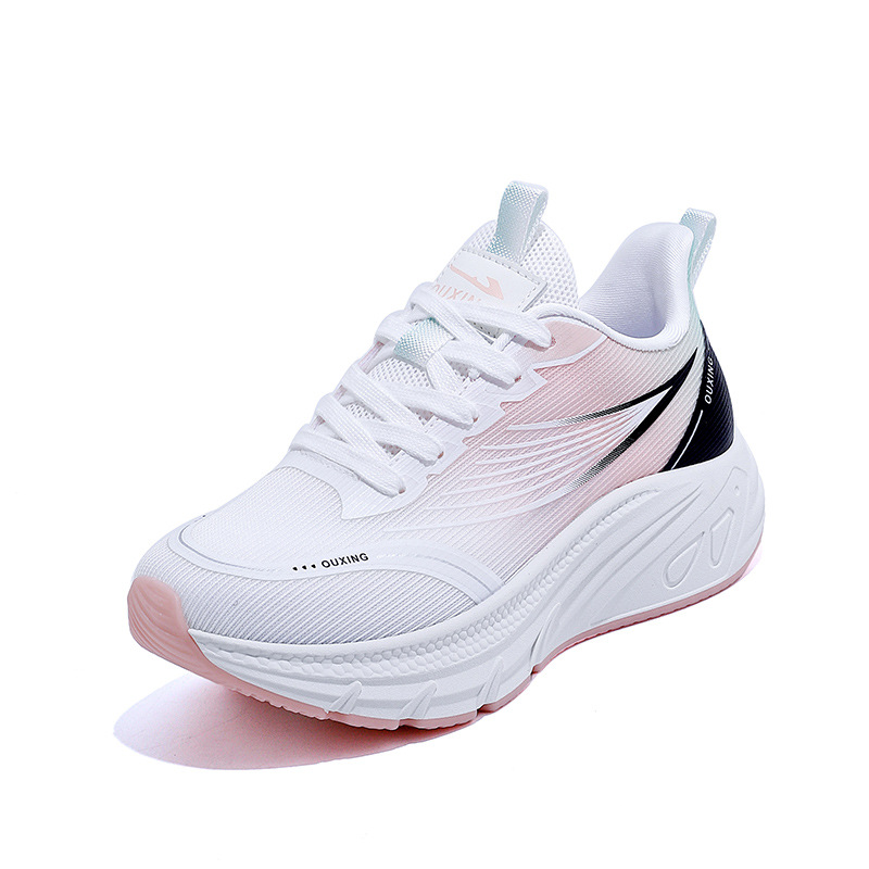 2025新款运动休闲风女运动时尚百搭休闲跑步运动鞋女款飞织Q7002 - 图3