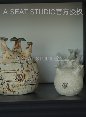 A SEAT STUDIO泰国进口白色系象牙宫摆件装饰摆件