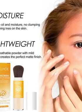 Waterproof Spf50 Sunscreen Loose Powder Sunblock Skin