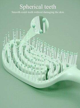 Hair Scalp Massage Comb Hair Brush Anti-static Wet Dry Curly