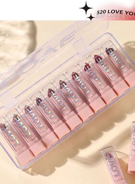 10Pc Matte Lipstick Kit lip gloss Korean cosmetics LIp gloss