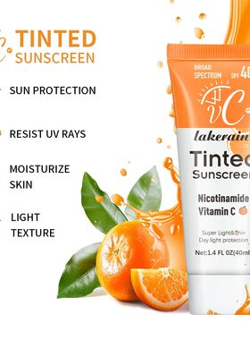 Vitamin C Sunscreen Foundation Vitamin E moisturizing whiten