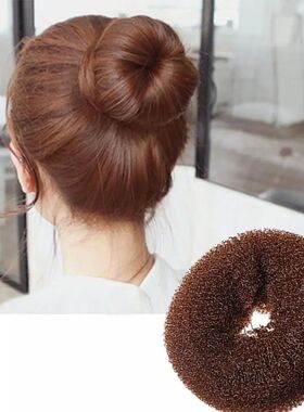 Hair Bun Make Fashion Brown Bun Ring Shaper Hair Doughnut Up