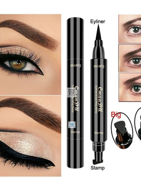 2 In1 Eyeliner Stamp Liquid Eyeliner Pencil Makeup Stamps