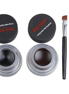 2In1 Brown + Black Eyeliner Gel Make Up Water-proof Eye