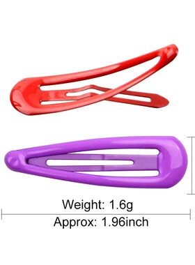 5cm Snap Hair Clips for Hair Clip Pins BB Hairpins Color Met