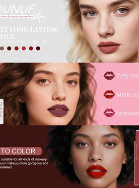 8pc/set Long-Lasting Lip Gloss Matte Waterproof Lipstick Lip
