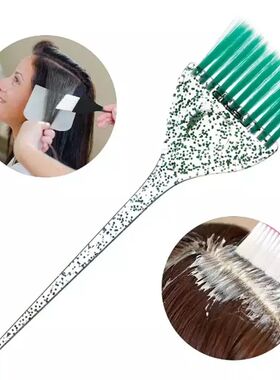 Hair Dye Brush Plastic Crystal Hair Coloring Applicator Brus