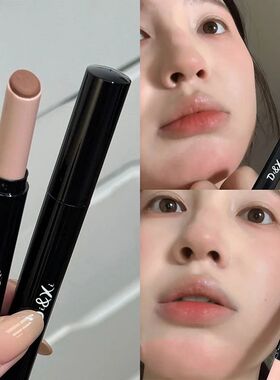 1Pc Matte Red Brown Lipstick Waterproof Matte Shimmer Lipsti