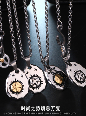 韩版雄鹰项链男士街头潮男蹦迪