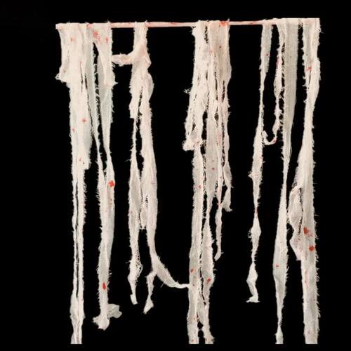 Halloween Cloth Scary Blood Gauze Cloth Drape Doorways Windo - 图1