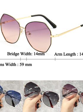 Sunglasses Women Retro Drive Travel Delicate Oval Frame Desi