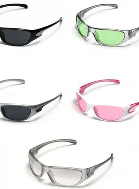 New Punk Y2K Sunglasses Women Goggle Luxury Wrap Square Sun