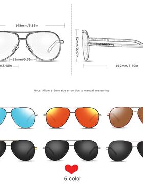 Aluminum Vintage Men's Sunglasses Men Polarized Coating Clas